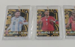 3 Panini Adrenalyn XL Karten Schutzhülle Messi Ronaldo Yamal