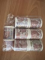 Niedliche kleine Figuren Mädchen, washitape