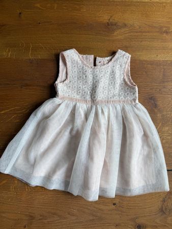 Rosa Kleid mit Tüllrock – Grösse 68
