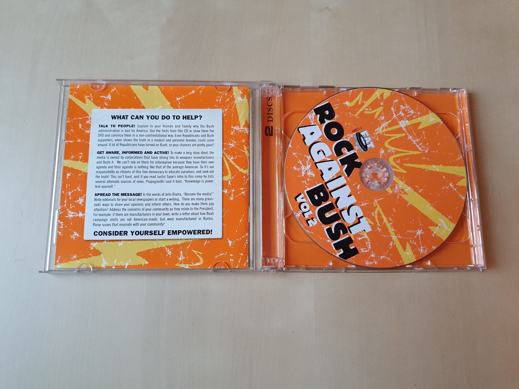 CDs: Rock against Bush Vol .2 – D'occasion à Stansstad par collectorsshop 2