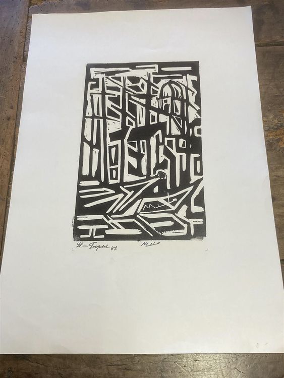 Lithographie St. Tropez signiert (Gebraucht) in Bern für CHF 19.9 – mit ...