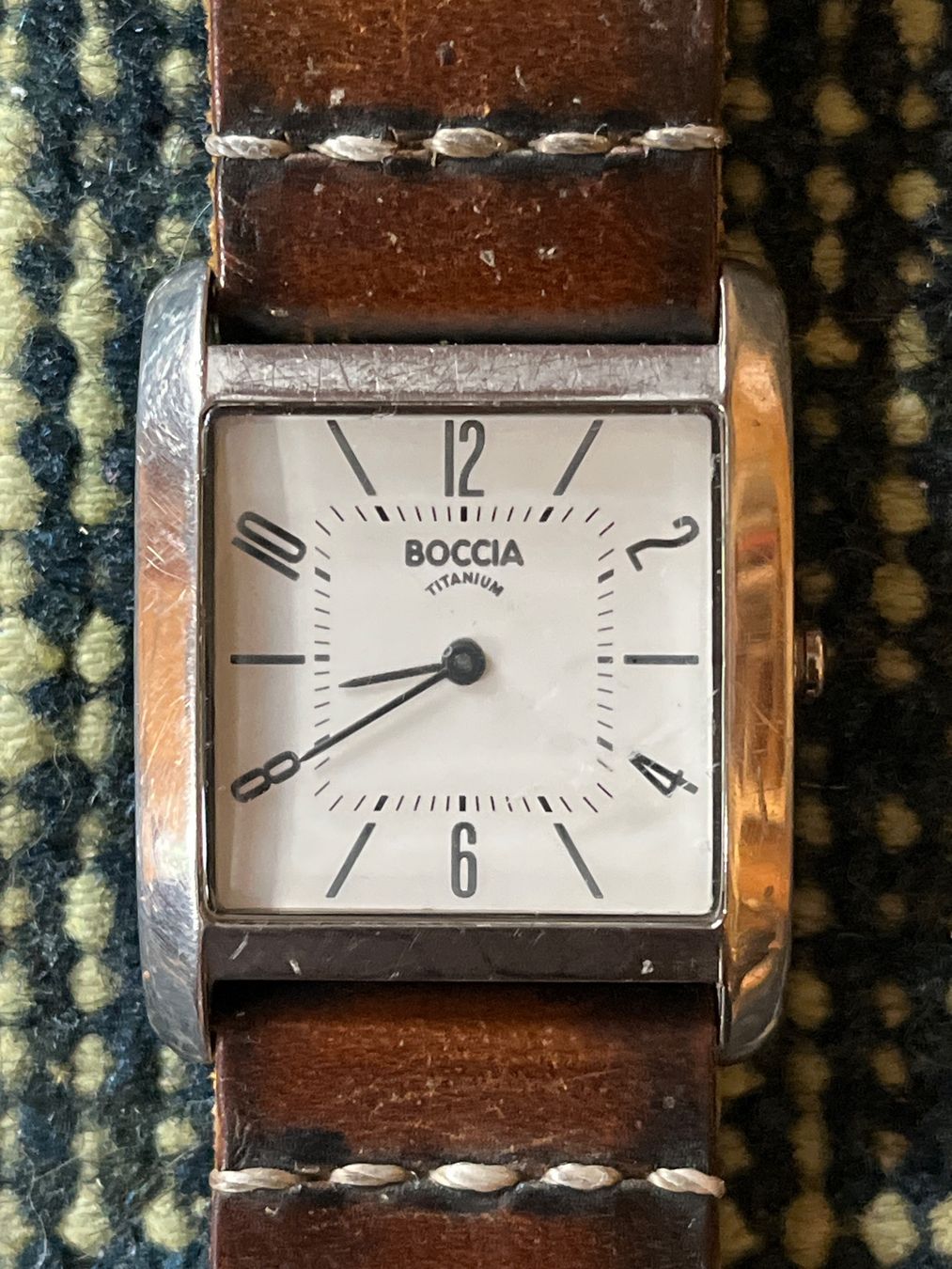 Orologi: Boccia Titanium mit handgefertigtem Lederband – Usato da Hätzingen venduto da pflanzan222 1