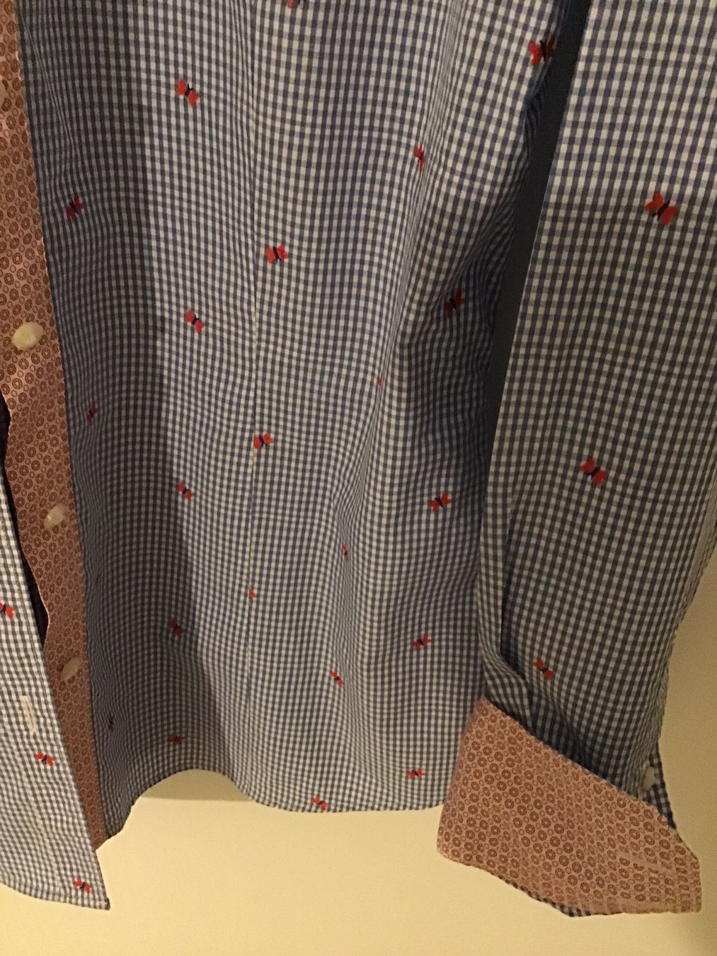 Robert Friedman Camicette: ROBERT FRIEDMAN BLUSE GR. S kariert mit Schmetterlingen – Nuovo (secondo la descrizione) da Glattfelden venduto da ire_w6h2 3