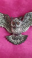 Superbe broche vintage Butler & Wilson en forme de hibou!