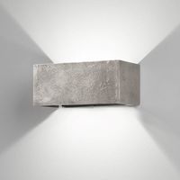 LED Wandleuchte, Nickel 23 cm x 10 cm