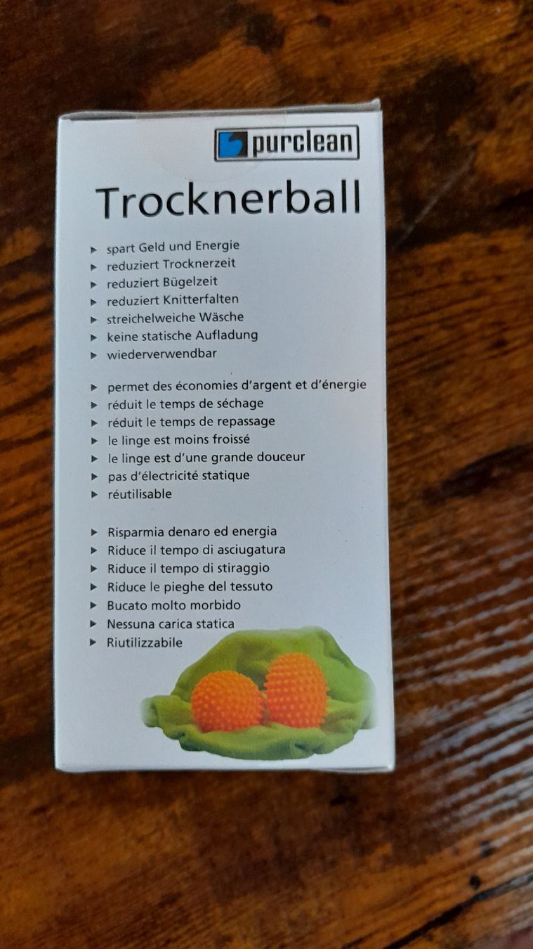 Wäschetrockner: Trocknerball, 2er Set – Neu und originalverpackt aus Innerthal von System_of_a_down 1