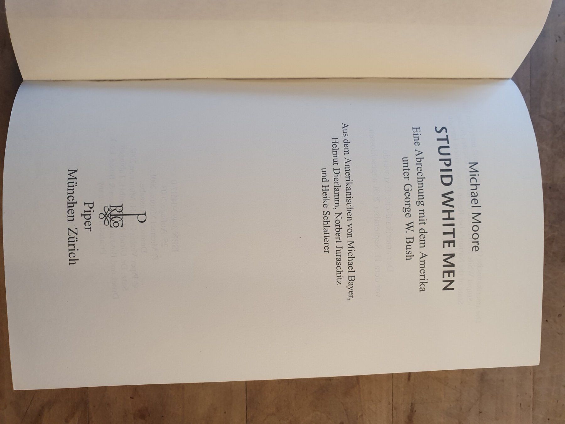 Libri: Stupid White Men Michael Moore Piper – Usato da Zürich venduto da loosebone 2