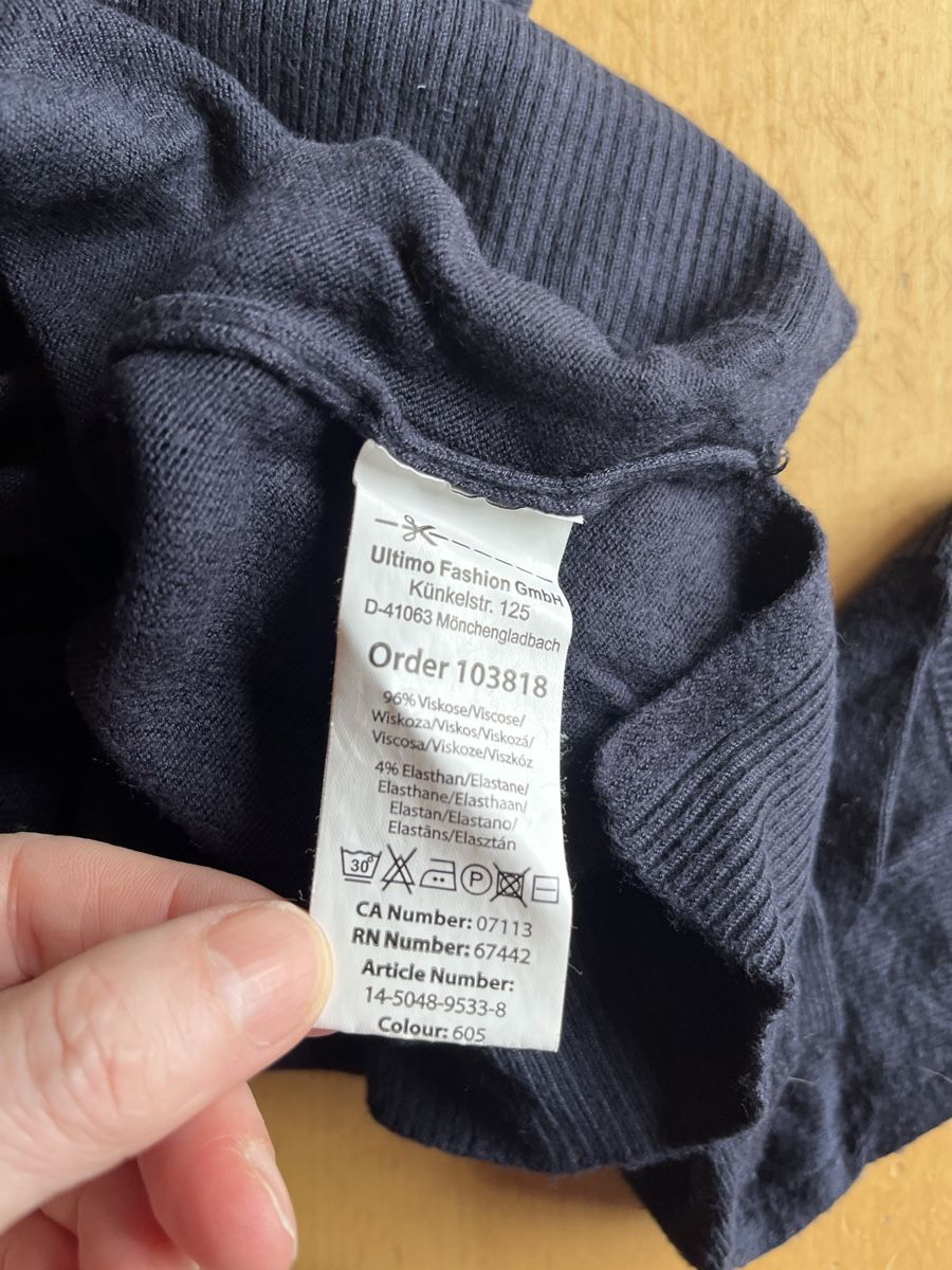 Maglioni & Felpe: Ultimo Milano Strickpullover, Grösse L, Dunkelblau 🍂 – Usato da Suhr venduto da nataschaad 3