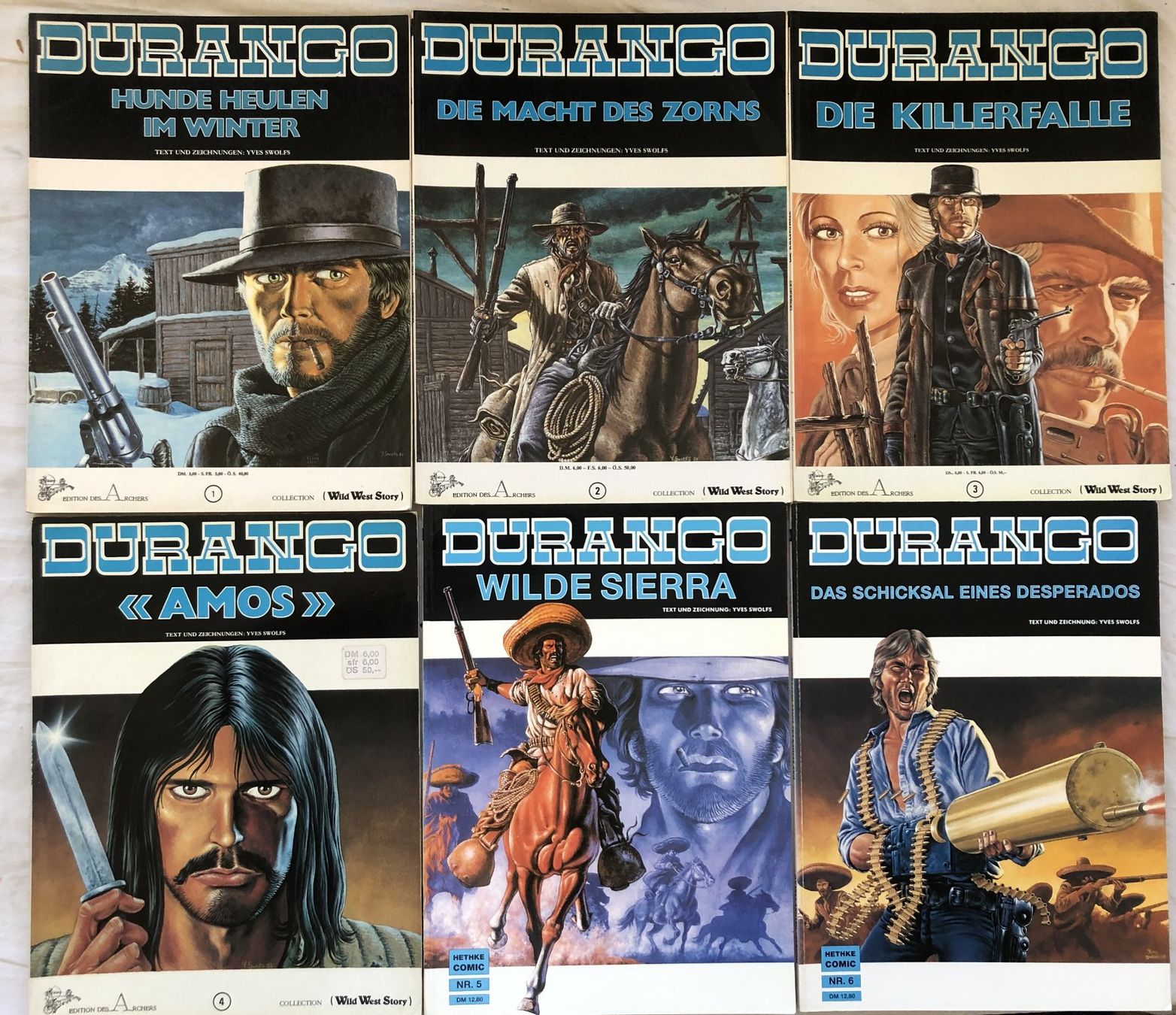 Fumetti: Set - Durango Comics - Bände 1-12 - Softcover - Yves Swolfs – Usato da Schaffhausen venduto da durruti 3