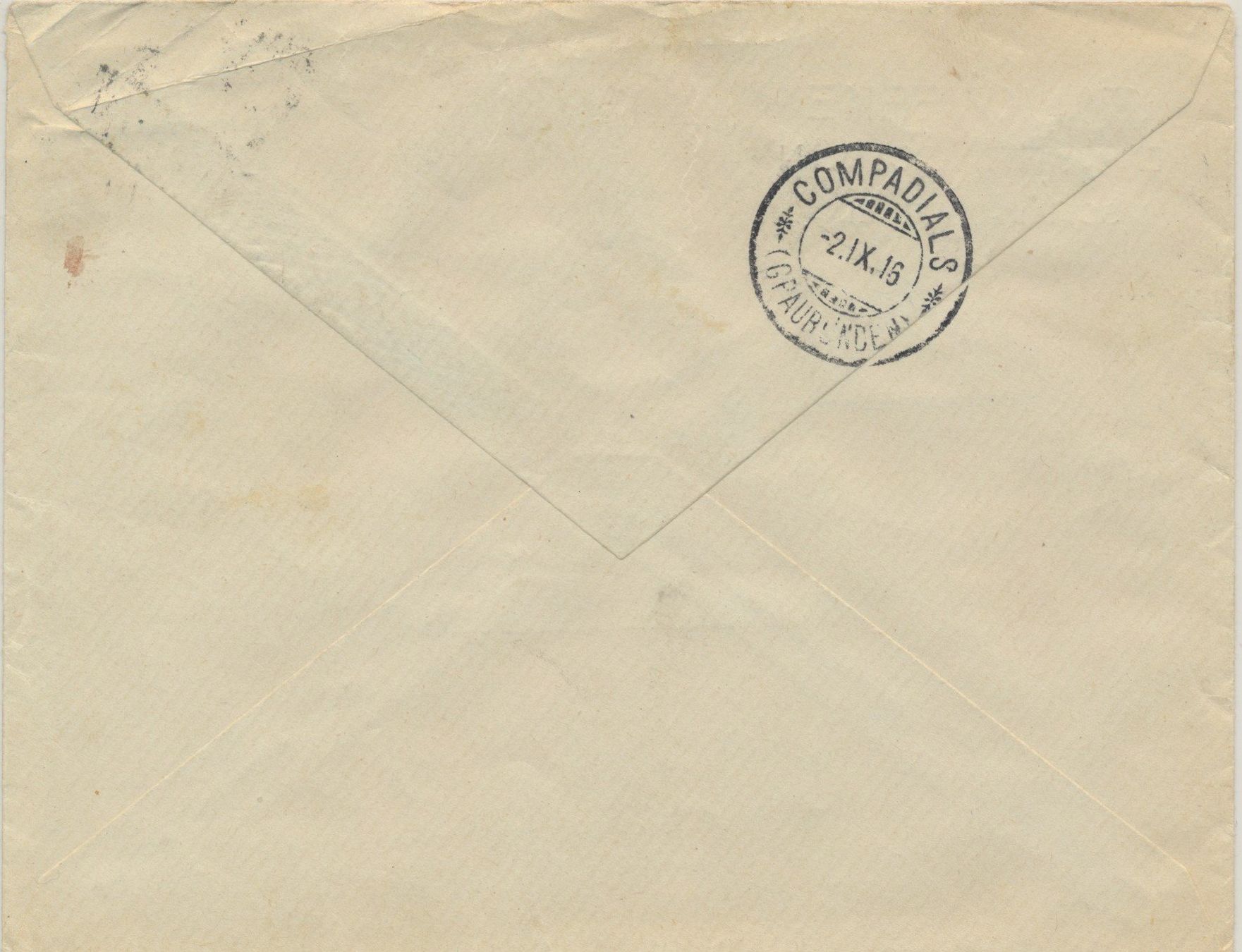 Alle Briefmarken: 1916 R - Bedarfsbrief, "Disentis - Compadials" – Gebraucht aus Winterthur von Zupogeru 1