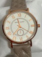 Pierre Cardin Armbanduhr Uhr, mauve/ taupe, Gehäuse rosegold
