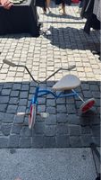 Kinder Dreirad blau mit Holzsitz (Kemp)