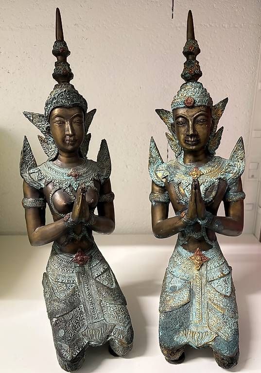 Sculture & Statue: Statues en bronze Thai  – Usato da Vich venduto da NatachaCK