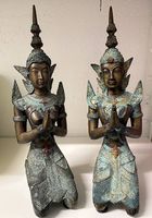 Statues en bronze Thai 