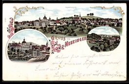 Litho Menzingen, Wasserkuranstalt Schön