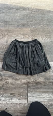 Faltenrock grau gr128