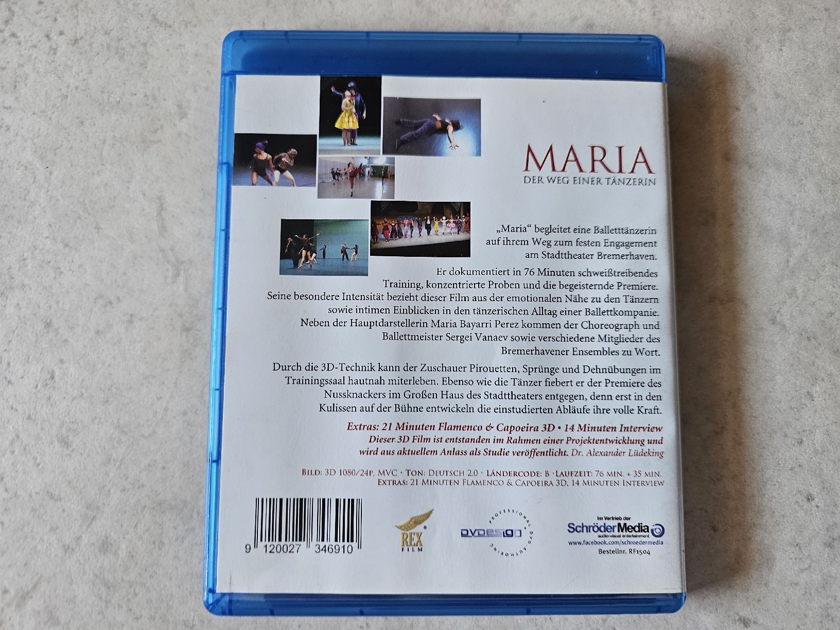 Tutti i DVDs: Maria  -  Der Weg einer Tänzerin  /  Bluray – Usato da Schneisingen venduto da backstore24 1