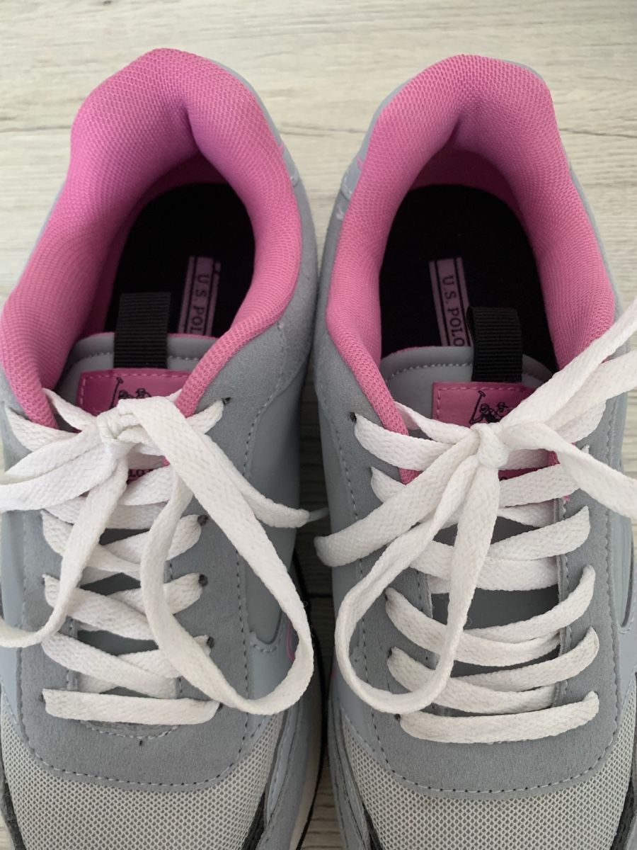 US Polo Damenschuhe: U.S. POLO ASSN. Sneaker donna grigia – Gebraucht aus Giubiasco von DaianaB 4