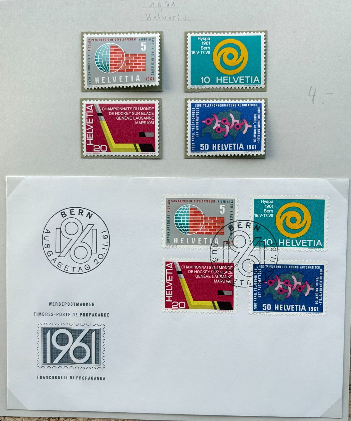 Tutti i francobolli: LOT SCHWEIZER BRIEFMARKEN – Usato da Ostermundigen venduto da Heavenmaus75