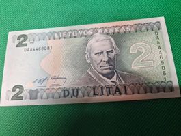 Banknoten Lituan 1993