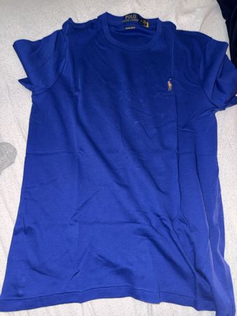 Polo Ralph Lauren T-Shirt Gr.M — Blau – Custom Slim Fit — CH