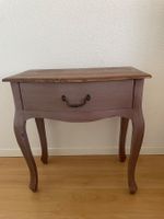 Beistelltisch / Nachttisch mit Schublade Landhausstil