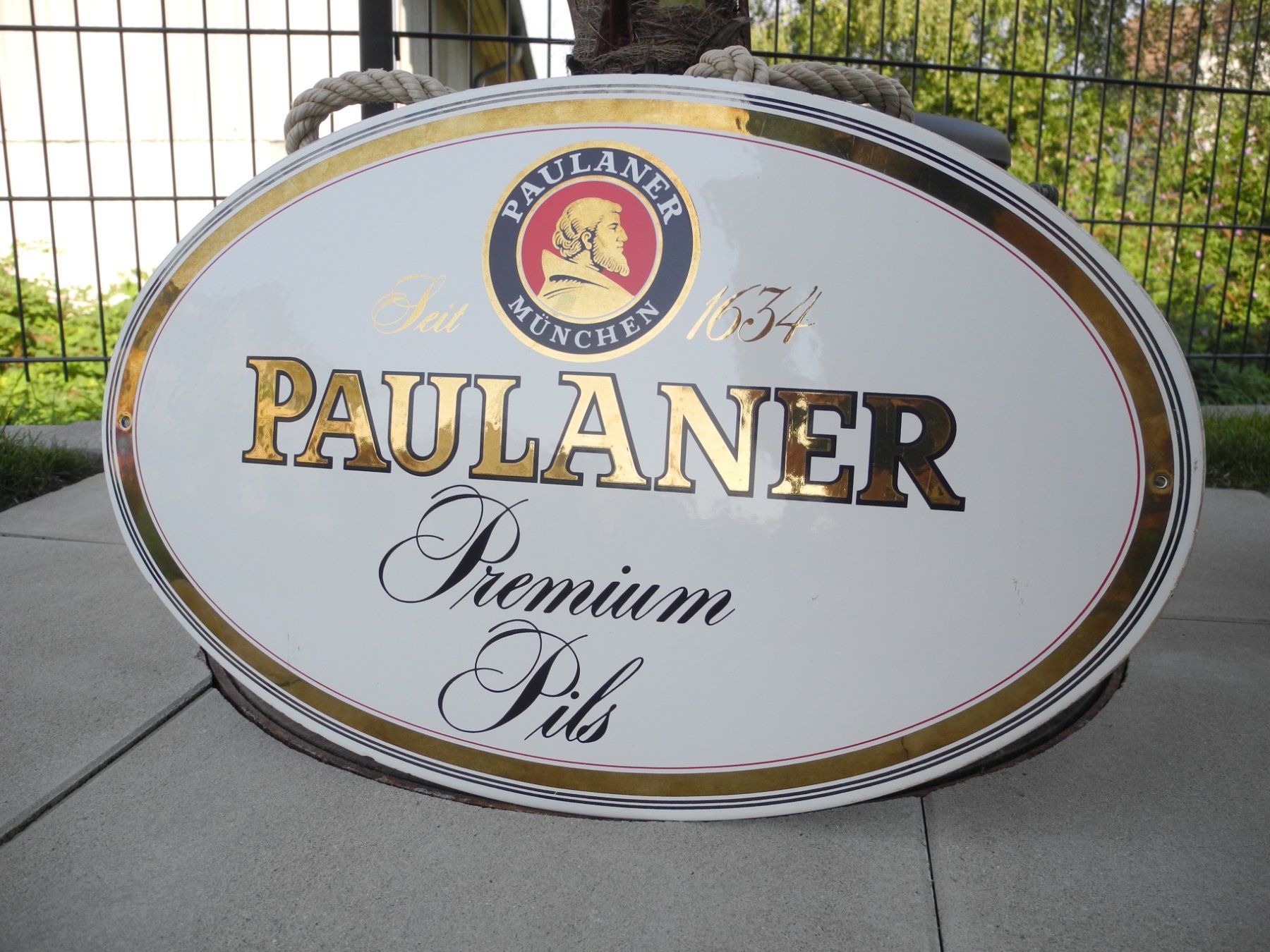 Insegne: PAULANER EMAILSCHILD NR. 1 – Usato da Reinach AG venduto da Huckleberrysix 1
