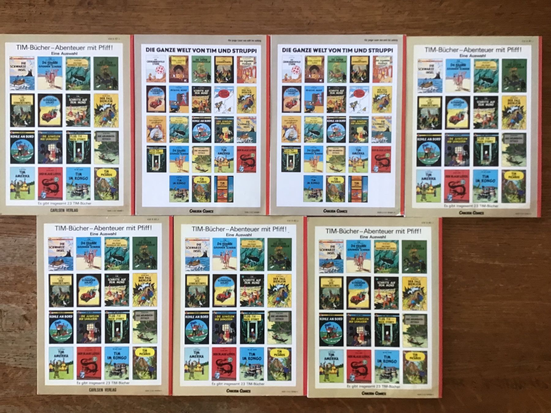 Fumetti: Lot de 7 Tintin en allemand – Usato da Fully venduto da Ruby97 1