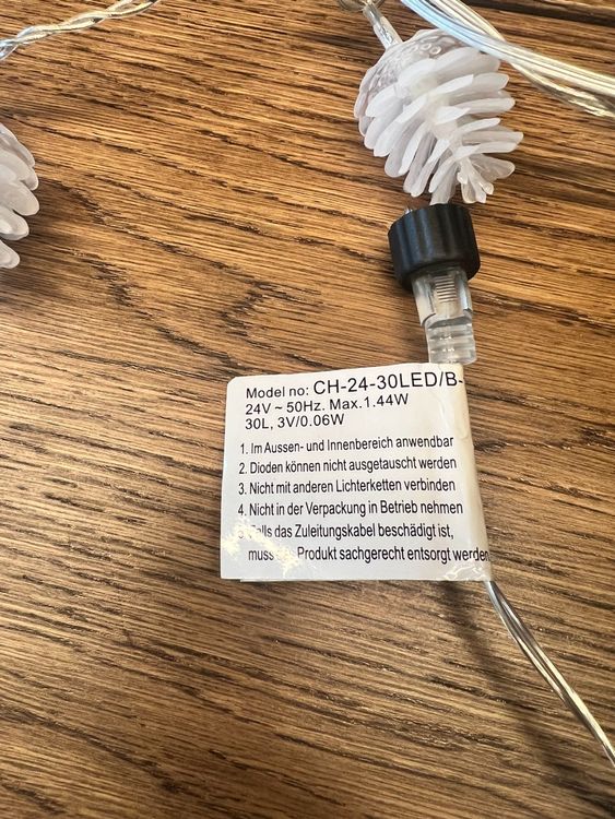 Tannenzapfen Lichterkette Kaufen auf Ricardo