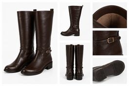 ZARA Damenstiefel Gr. 38  Braun