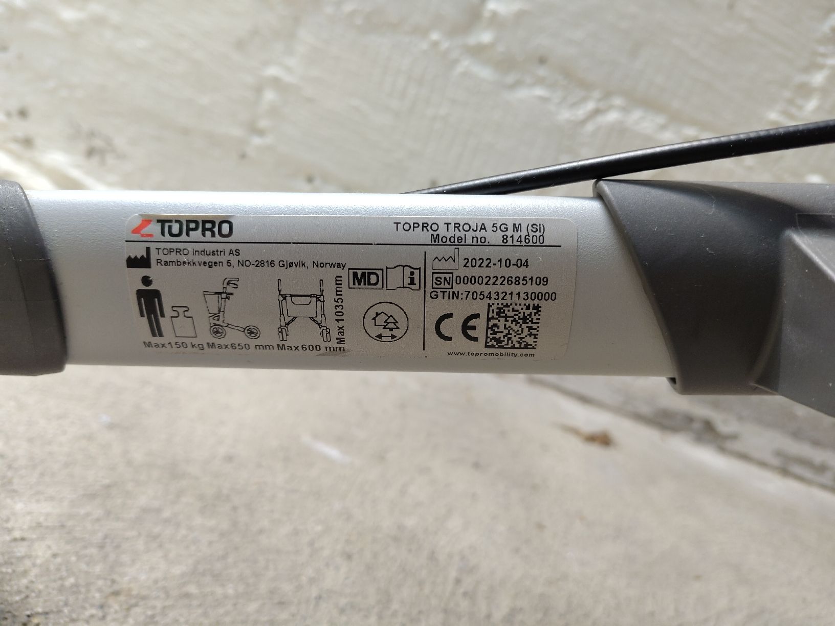 Ausili per la deambulazione: Topro Troja 5G M Rollator – Usato da Schaffhausen venduto da chr_2rw5 7