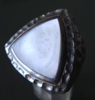 Perlmutt Silber 925 Fingerring Gr. 58