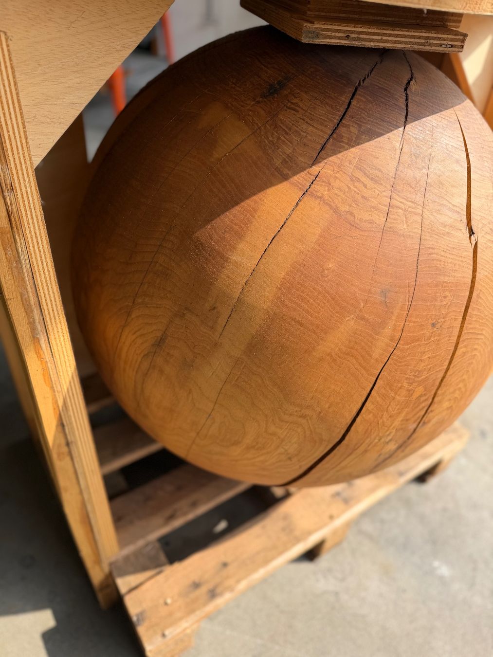 Articoli in legno: Holzkugel Esche; 65cm; geölt – Nuovo (secondo la descrizione) da Wildberg venduto da Melramos04 1