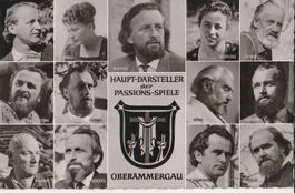 8 AK Oberamangau Passionspiel