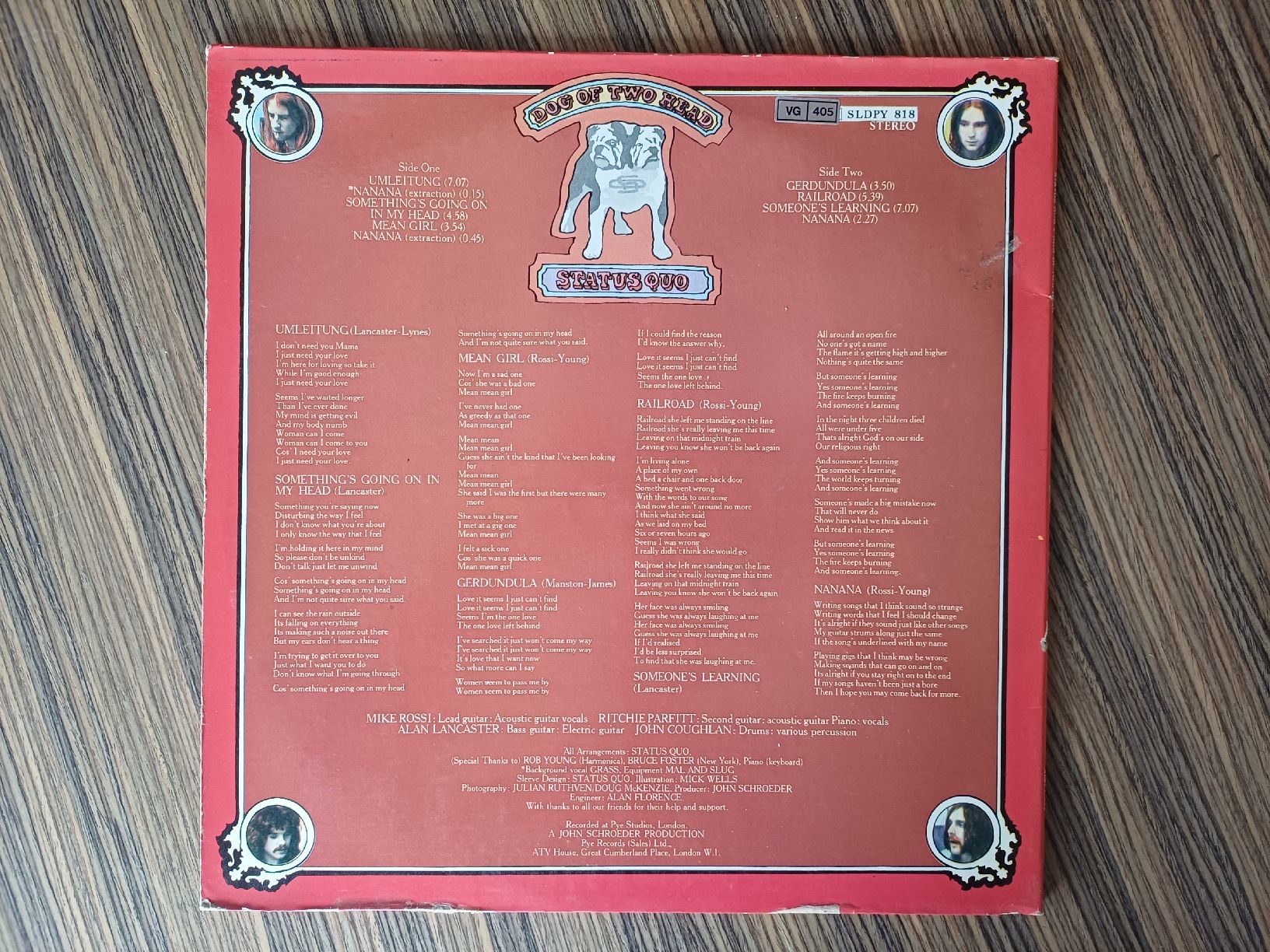 Dischi in vinile: Status Quo "Dog of two head" LP – Usato da Begnins venduto da Drastic-Sound 1