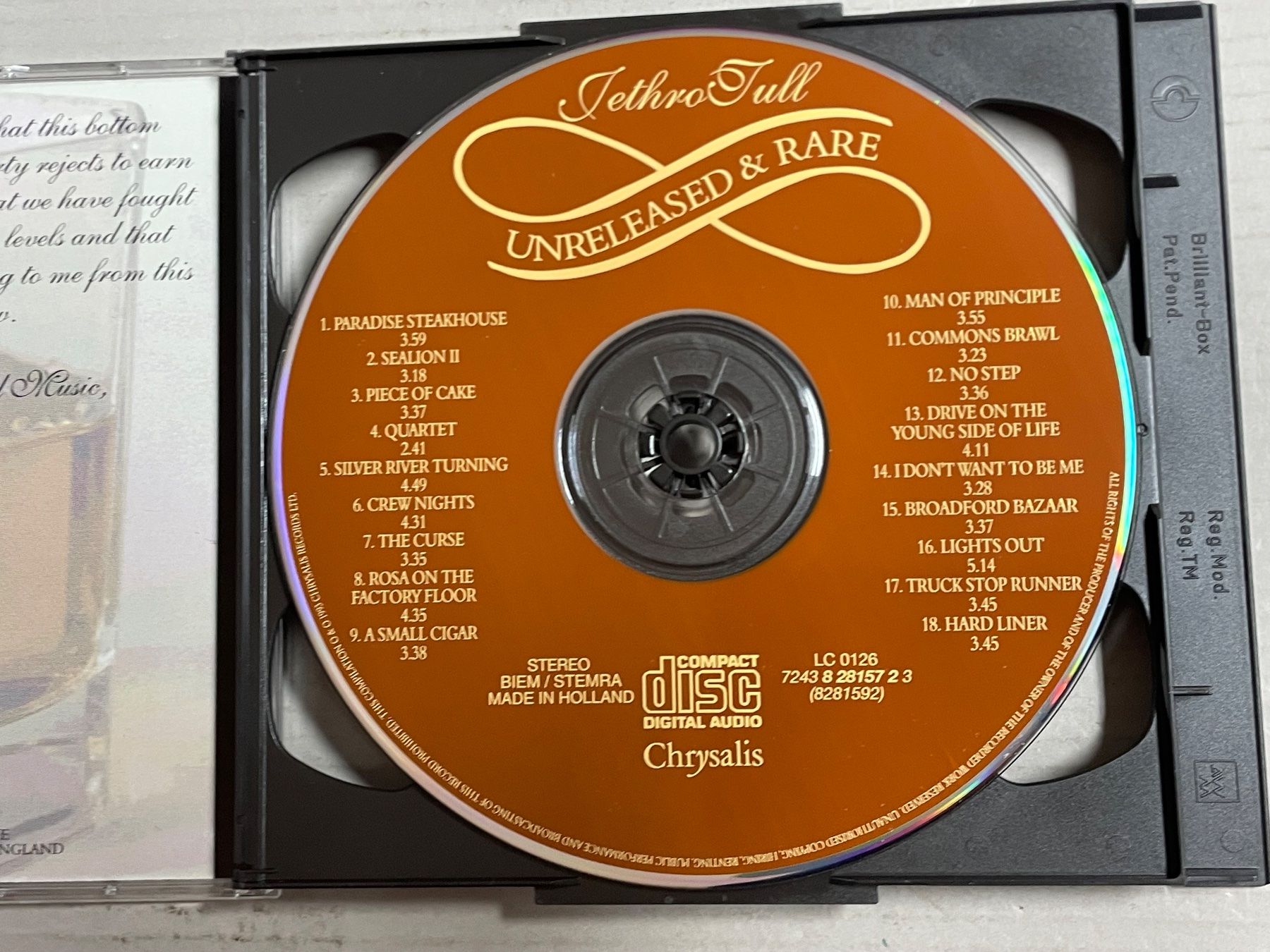 CD: Jethro Tull-Unreleased – Usato da Muri b. Bern venduto da AdidasCollector 2
