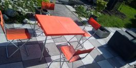 Vintage 70’ ensemble camping valise