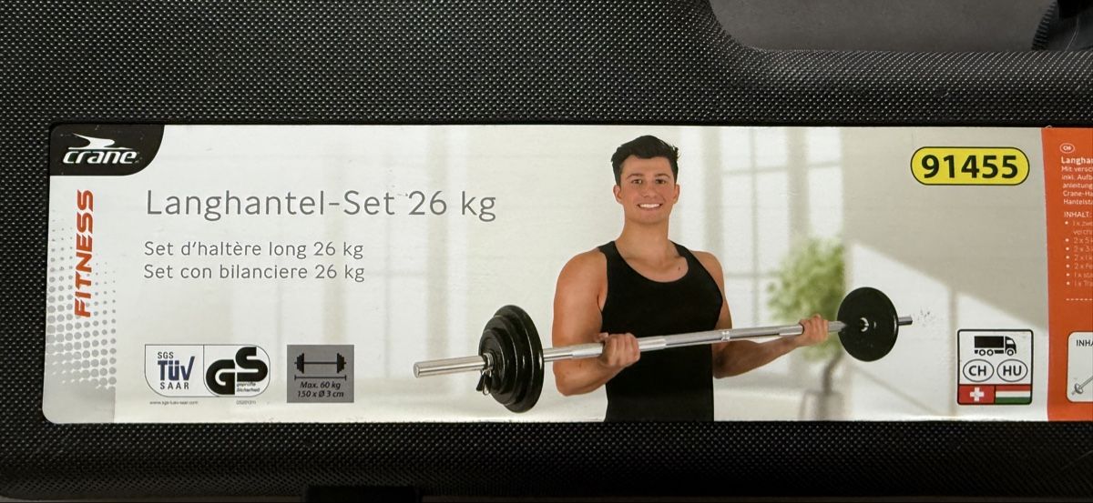 Manubri & Pesi: Langhantel-Set 26 kg – Usato da Münsingen venduto da Kilchenm