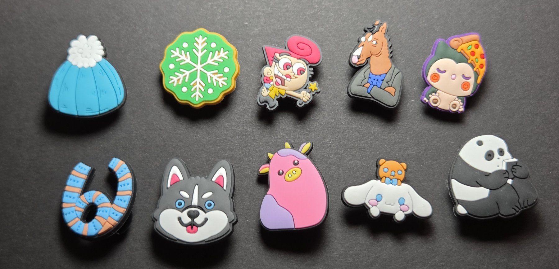 Crocs Pins Deko – 10 Stück bunt und originell (Neu (gemäss Beschreibung ...