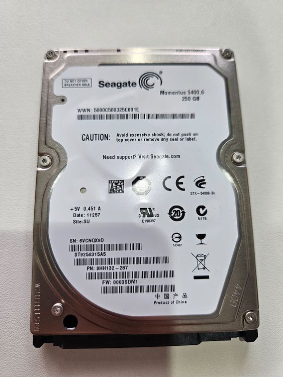 DISQUE DUR 3.5 SATA II 3 Gb/s 1TO 1 tera EUR 12,00 - FR