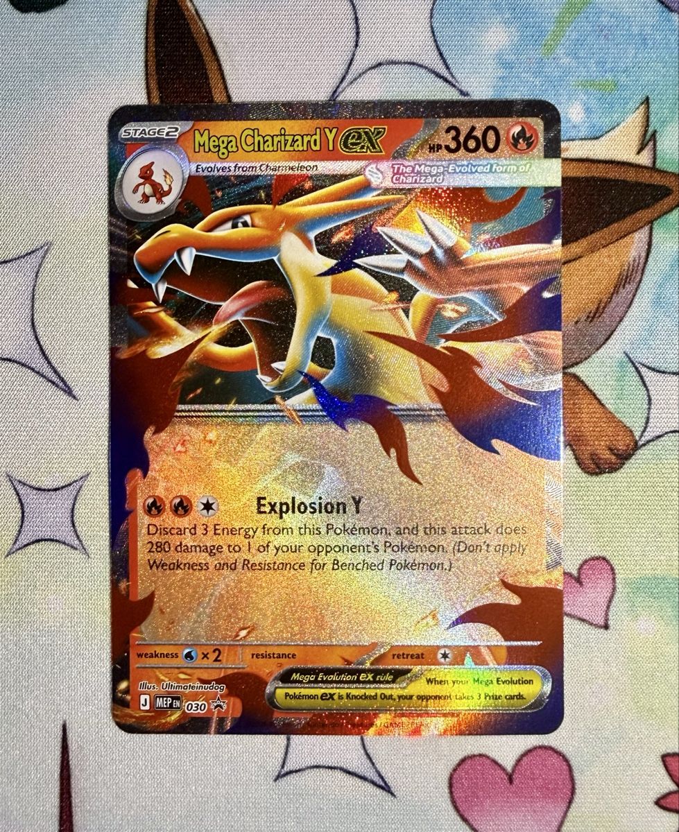 Pokémon Cartes à collectionner: Pokémon Mega Charizard Y ex Promo #1 – Neuf (Voir description) à Grabs par mas_g9n6