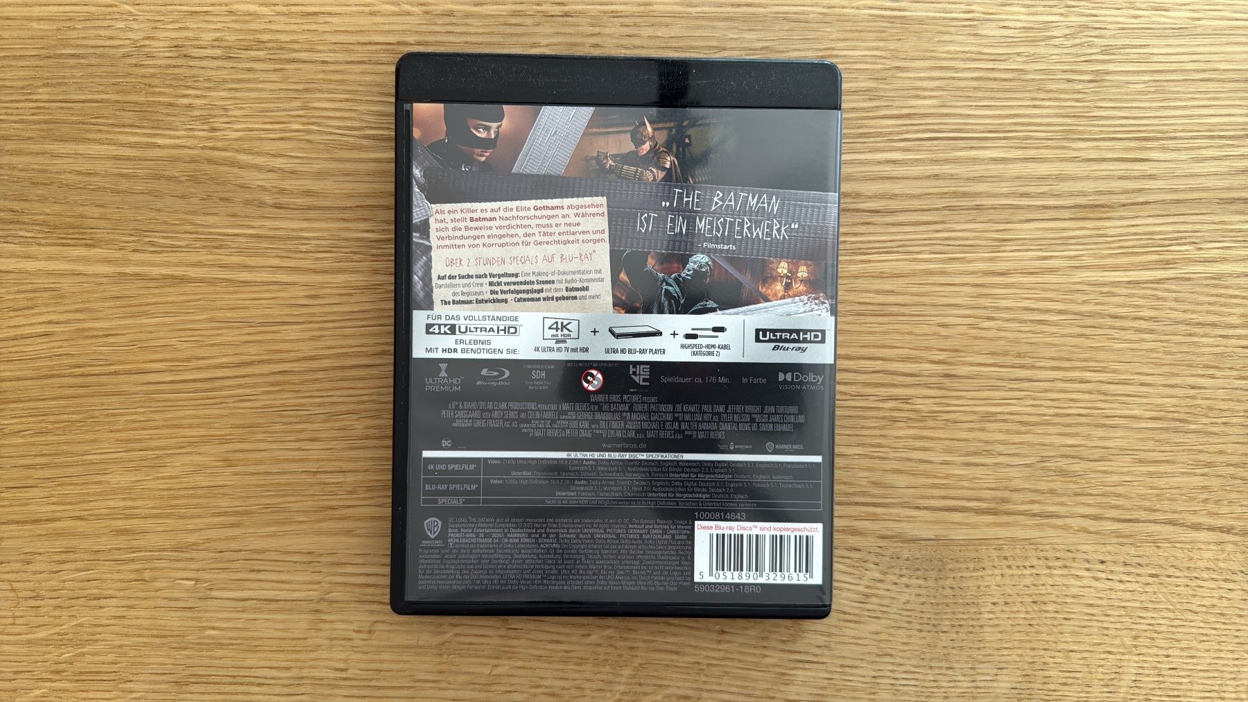 Tutti i DVDs: The Batman - 4K UHD Blu-Ray – Usato da Wallisellen venduto da Art_Vendorlay 1