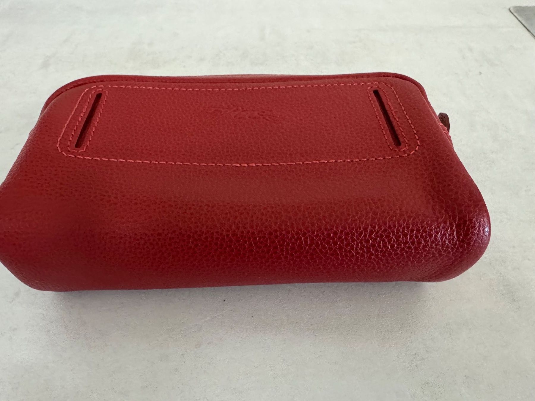 Longchamp Borse da donna: Longchamp Leder Pochette rot – Usato da Geroldswil venduto da Jeremy11 6
