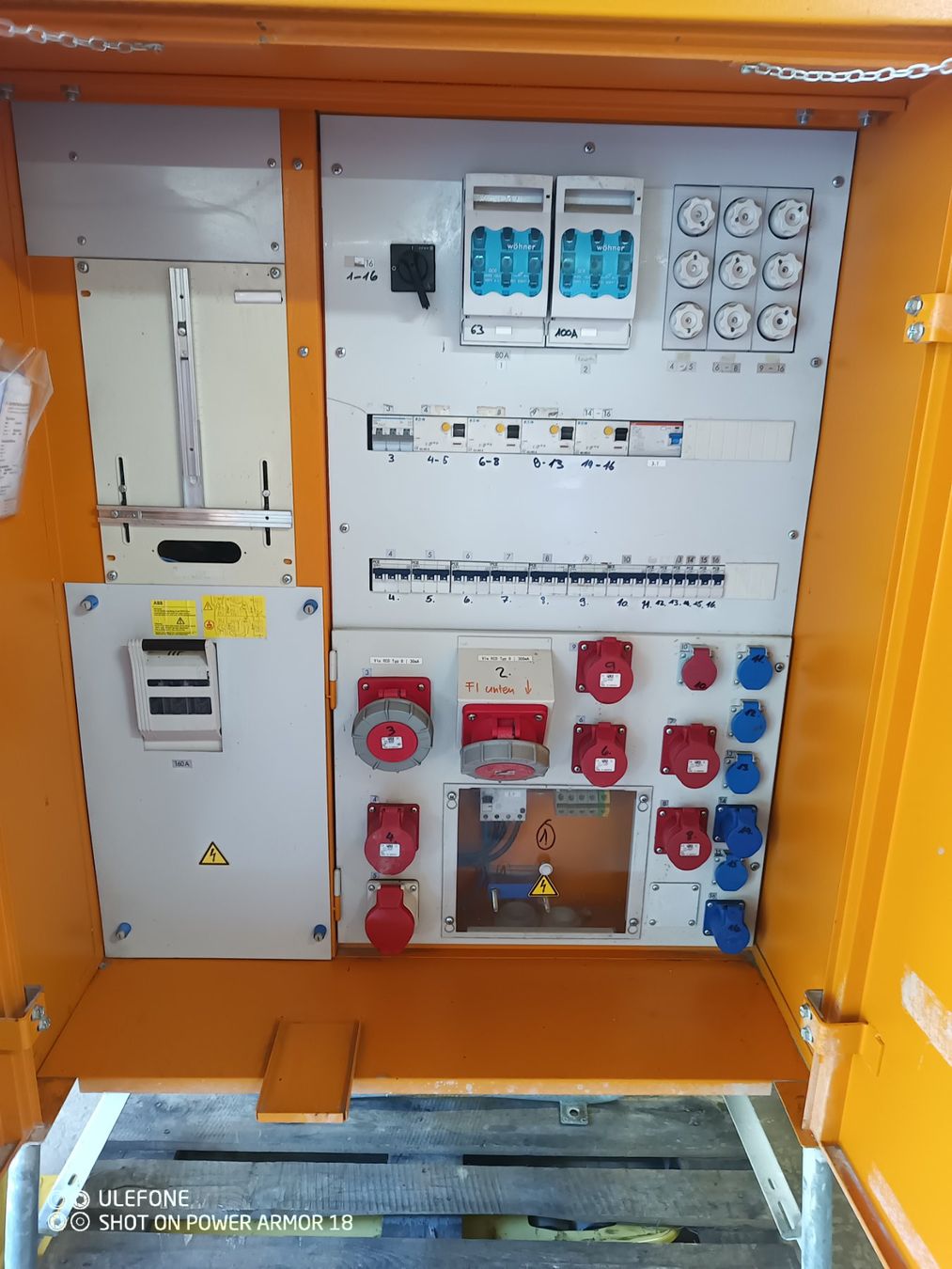 Elektrotechnik: Tableau de chantier 160A – Gebraucht aus Vaulruz von Mecanique_solutions