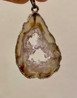 Achat-Geode Druse Anhänger