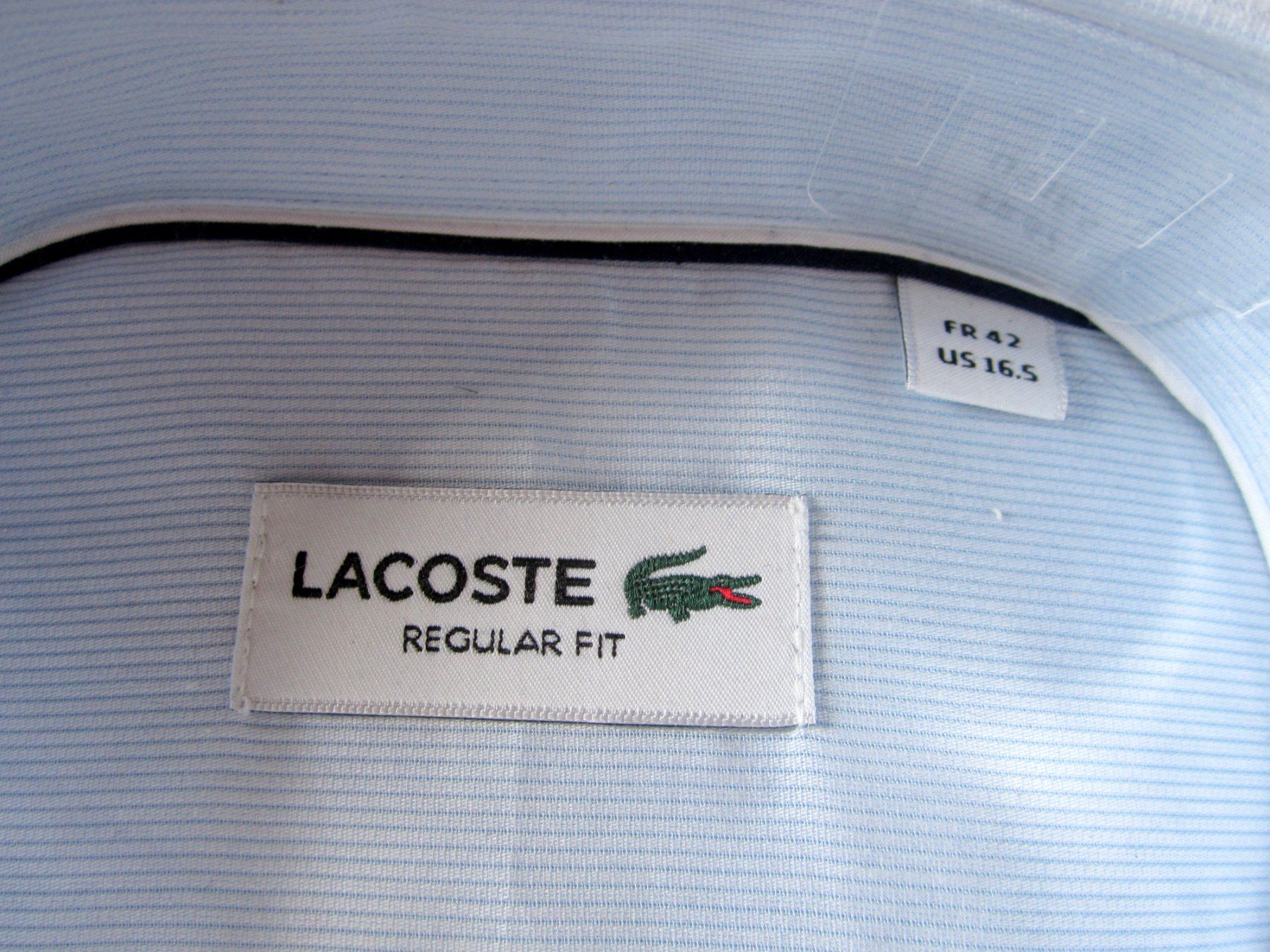 Lacoste Camicie: Lacoste Hemd, langarm, Regular Fit, Grösse 42 – Nuovo (secondo la descrizione) da Binningen venduto da flugi30 2