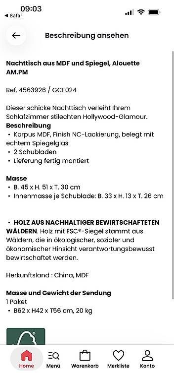 Nachttische: Comodino a specchio  – Gebraucht aus Losone von mag_cpc5 3