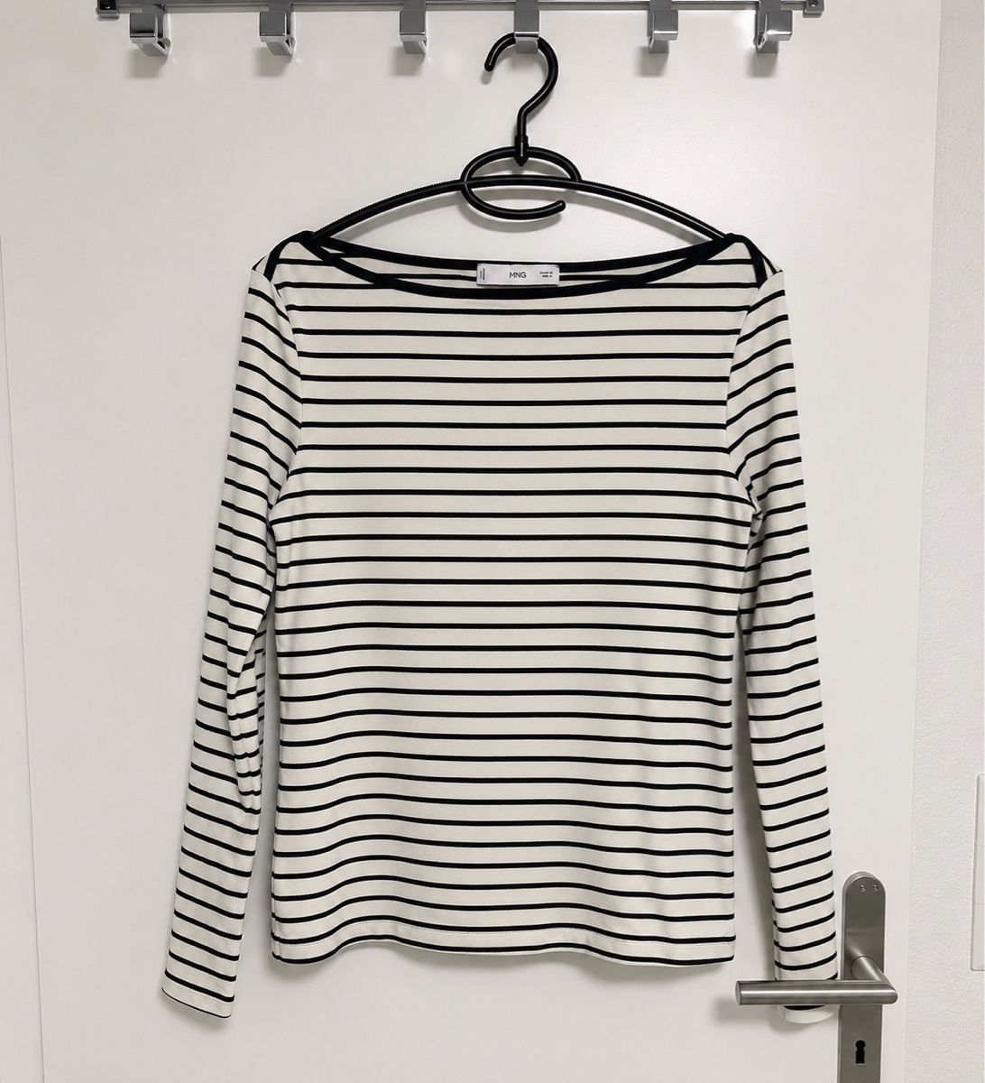 Mango Camicette: Mango Striped Long Sleeve Shirt size L – Nuovo (secondo la descrizione) da Luzern venduto da NatsPerfumeLibrary