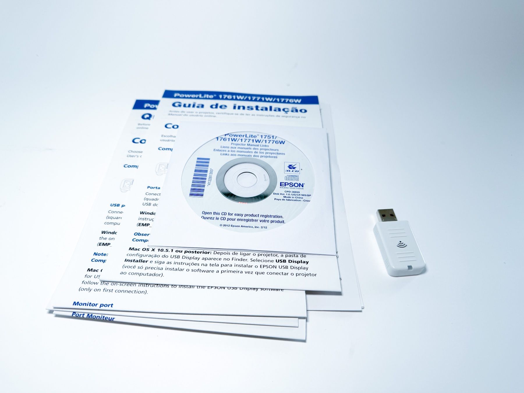 Epson Proiettori: WXGA Beamer EPSON PowerLite 1761W – Usato da Port venduto da Ubuy 4