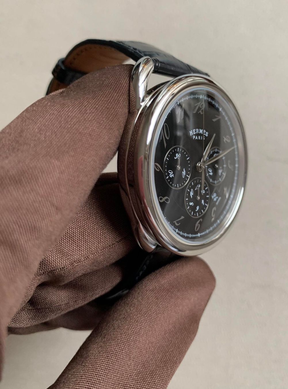 Hermès Orologi: Hermés Arceau Chrono – Nuovo e nell'imballaggio originale da Triesen venduto da hor_6kx9 3